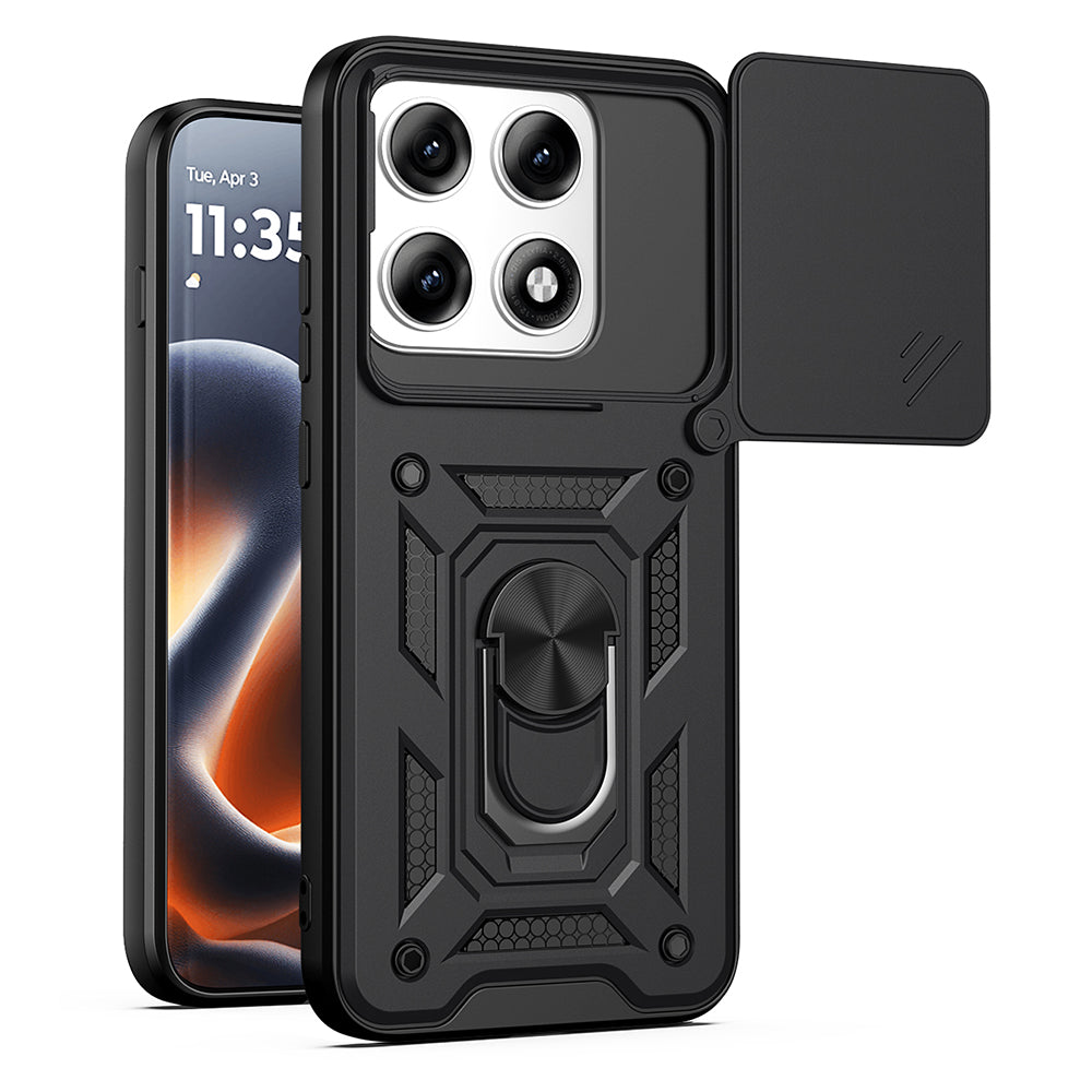 Custodia per Motorola Edge 70 Pro, Techsuit, CamShield, Nera