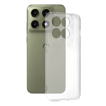 Custodia per Motorola Edge 70 Pro, Techsuit, Chiara, Trasparente