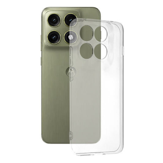 Custodia per Motorola Edge 70 Pro, Techsuit, Chiara, Trasparente