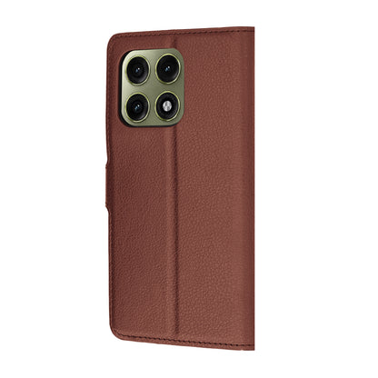 Custodia per Motorola Edge 70 Pro, Techsuit, Leather Folio, Marrone