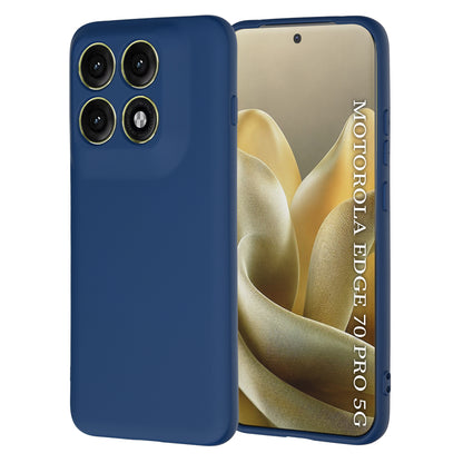 Custodia per Motorola Edge 70 Pro, Techsuit, SoftFlex, Blu Navy