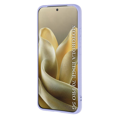 Custodia per Motorola Edge 70 Pro, Techsuit, SoftFlex, Viola Chiaro