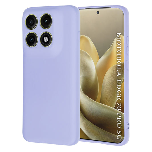 Custodia per Motorola Edge 70 Pro, Techsuit, SoftFlex, Viola Chiaro