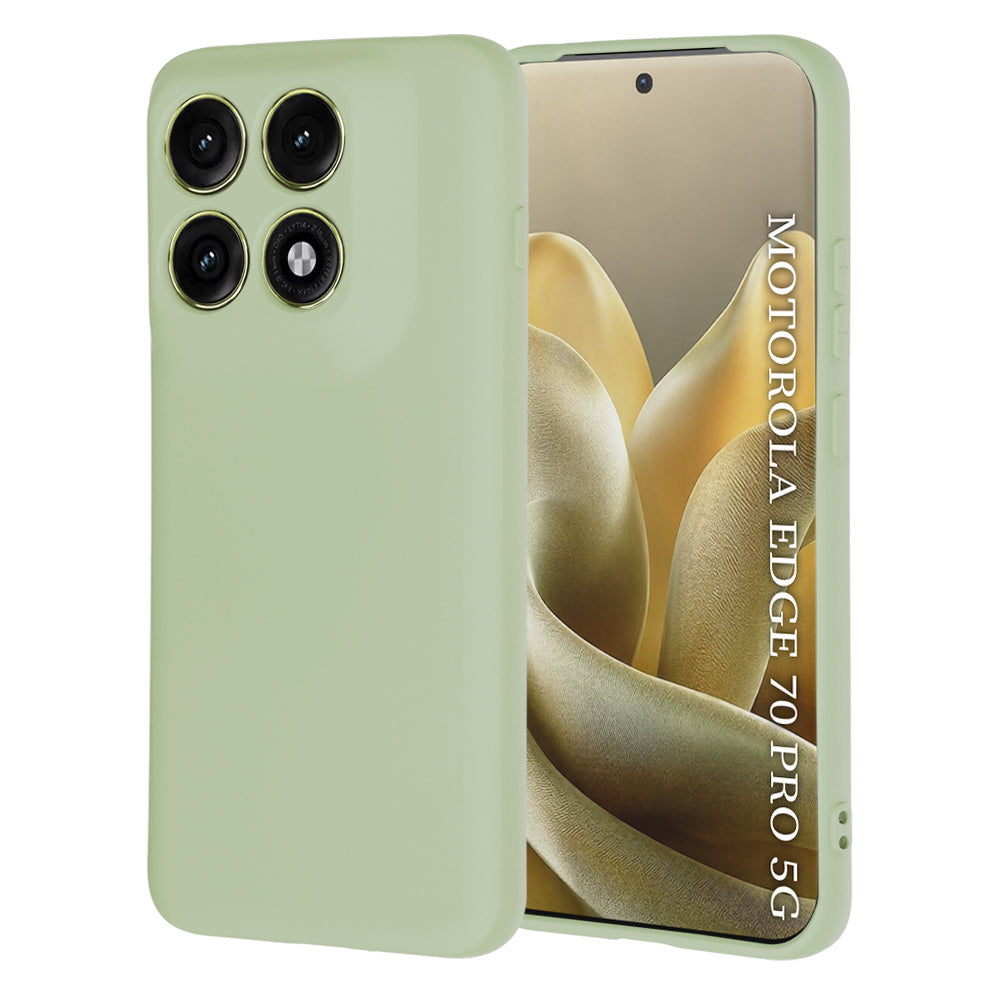 Custodia per Motorola Edge 70 Pro, Techsuit, SoftFlex, Verde Chiaro