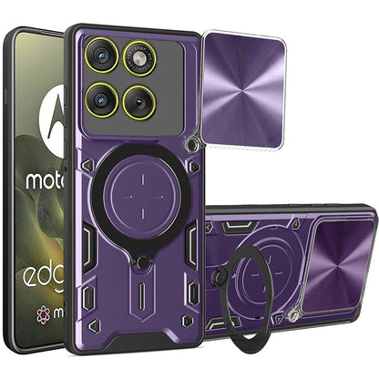 Custodia per Motorola Edge 70, Techsuit, CamGuard Pro, Viola