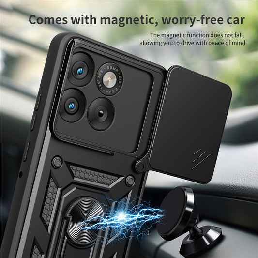 Custodia per Motorola Edge 70, Techsuit, CamShield, Dorata