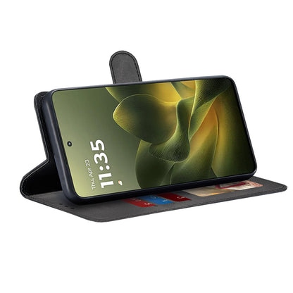 Custodia per Motorola Edge 70, Techsuit, Diary Book, Nera