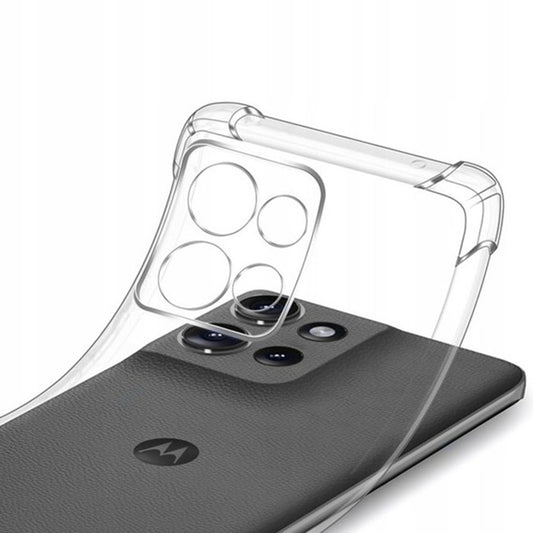 Custodia per Motorola Edge 70, Techsuit, Shockproof Clear, Trasparente