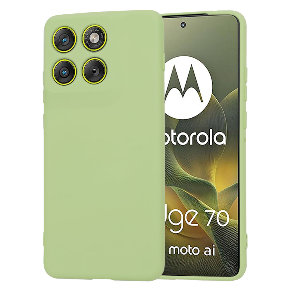 Custodia per Motorola Edge 70, Techsuit, SoftFlex, Matcha