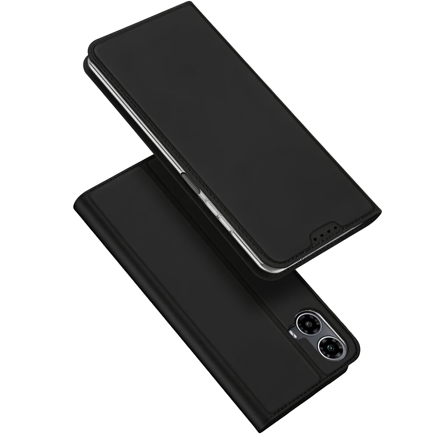 Custodia per Motorola Moto G34, DUX DUCIS, Skin Pro, Nero 