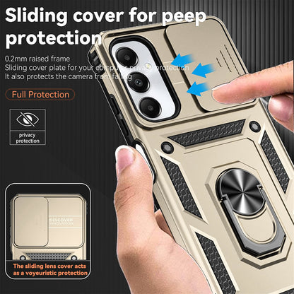 Custodia per Motorola Moto E15 / G05, Techsuit, CamShield, Dorata