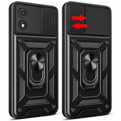 Custodia per Motorola Moto E13, Techsuit, CamShield, Nera
