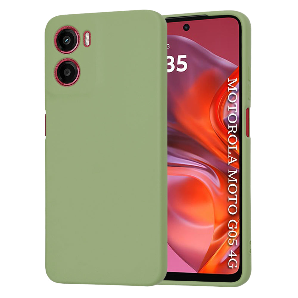 Custodia per Motorola Moto E15 / G05, Techsuit, SoftFlex, Matcha