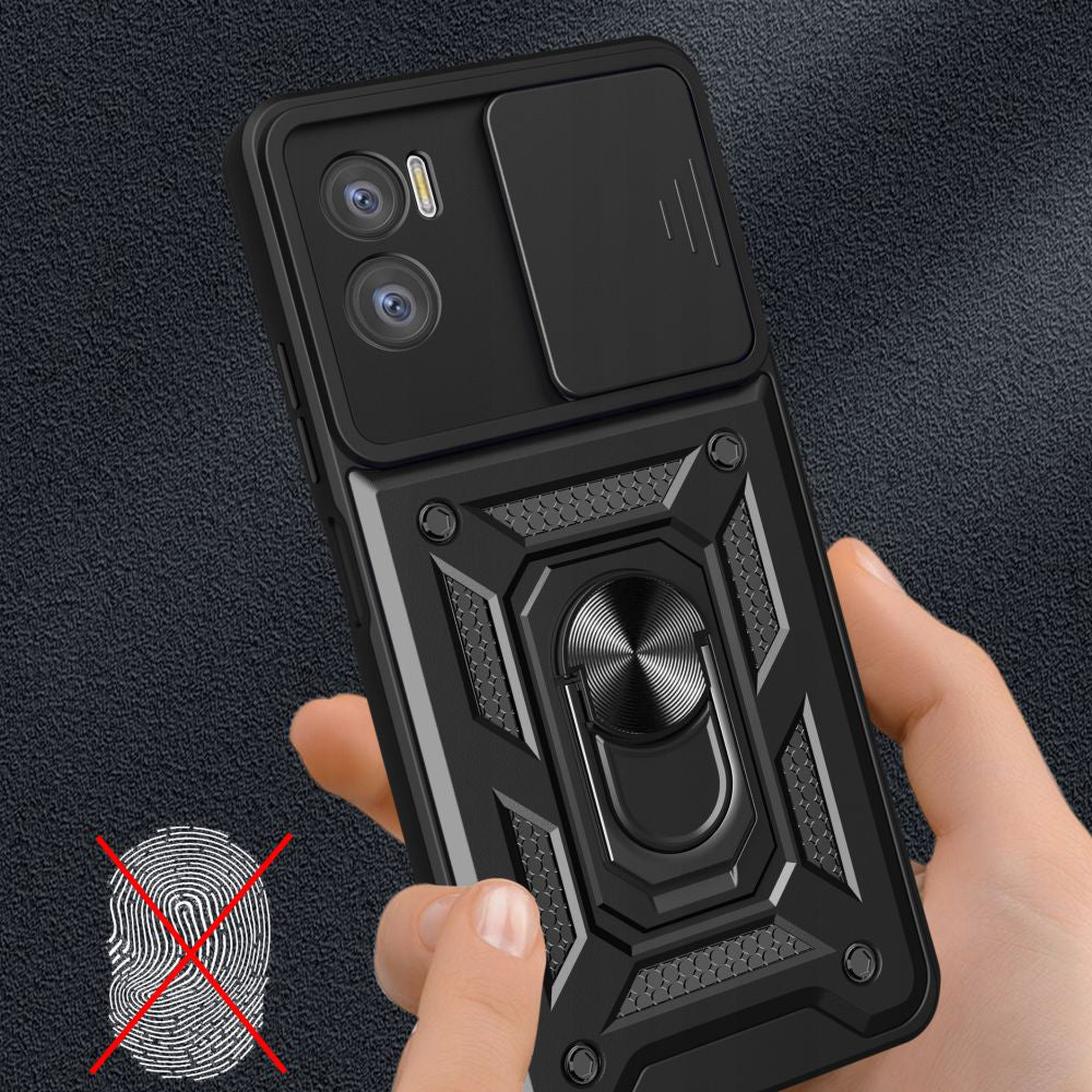 Custodia per Motorola Moto E22i / E22, Techsuit, CamShield, Blu
