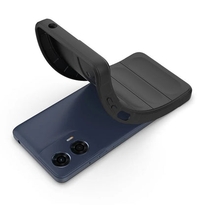 Custodia per Motorola Moto G04s / E14 / G04 / G24, Techsuit, Magic Shield, Nera
