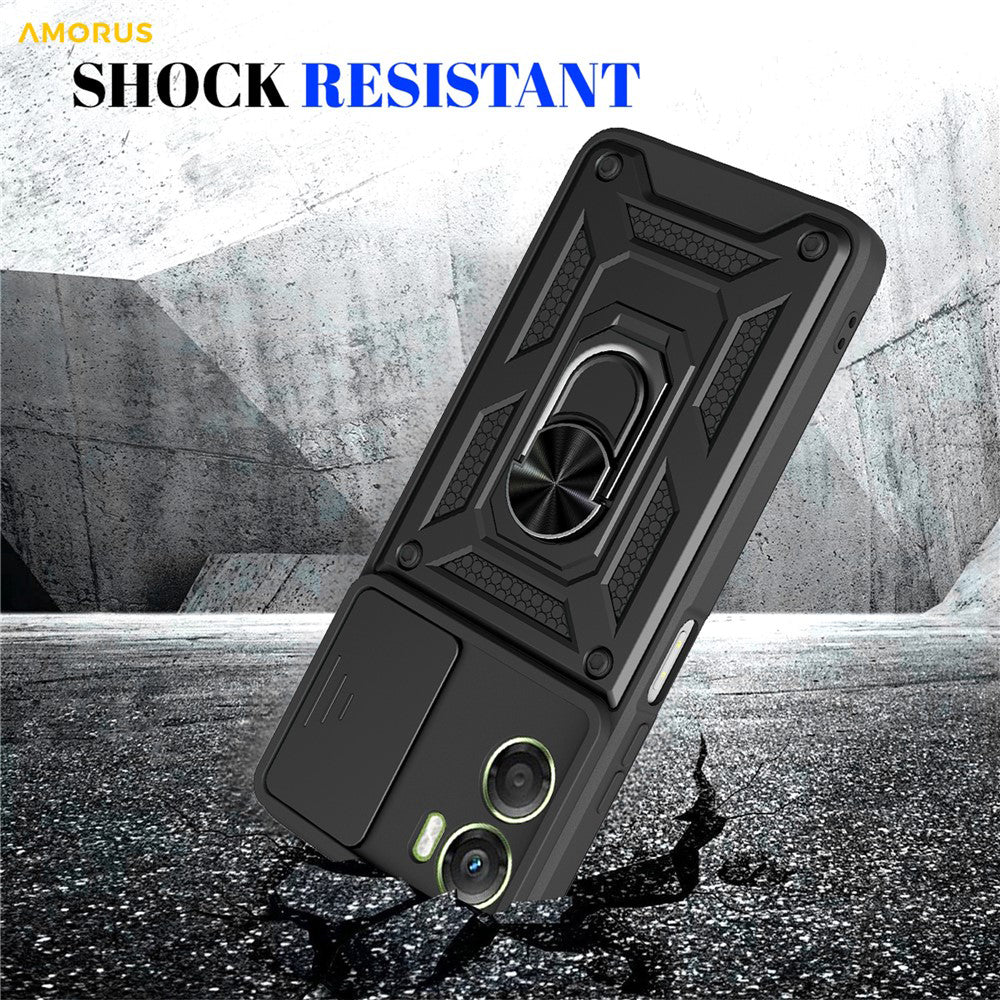 Custodia per Motorola Moto G06, Techsuit, CamShield, Dorata