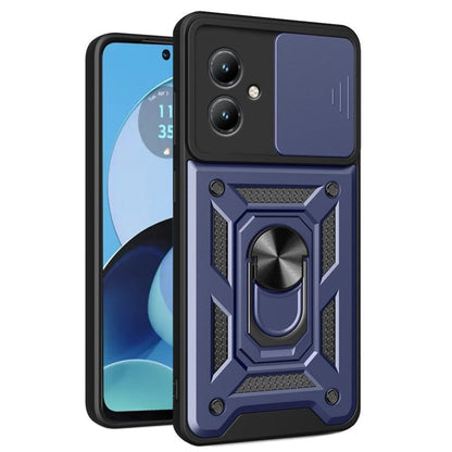 Custodia per Motorola Moto G14, Techsuit, CamShield, Blu