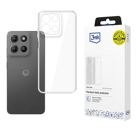 Custodia per Motorola Moto G15 / G15 Power, 3MK, Clear, Trasparente