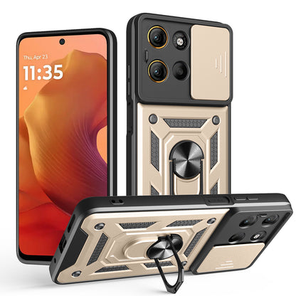 Custodia per Motorola Moto G15 / G15 Power, Techsuit, CamShield, Dorata