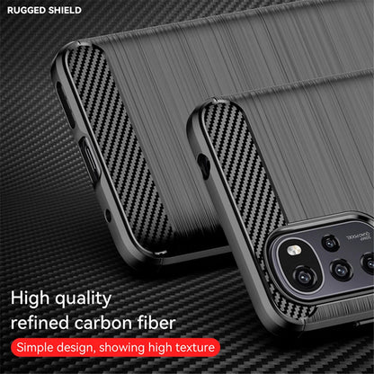 Custodia per Motorola Moto G22, Techsuit, Carbonio, Nera