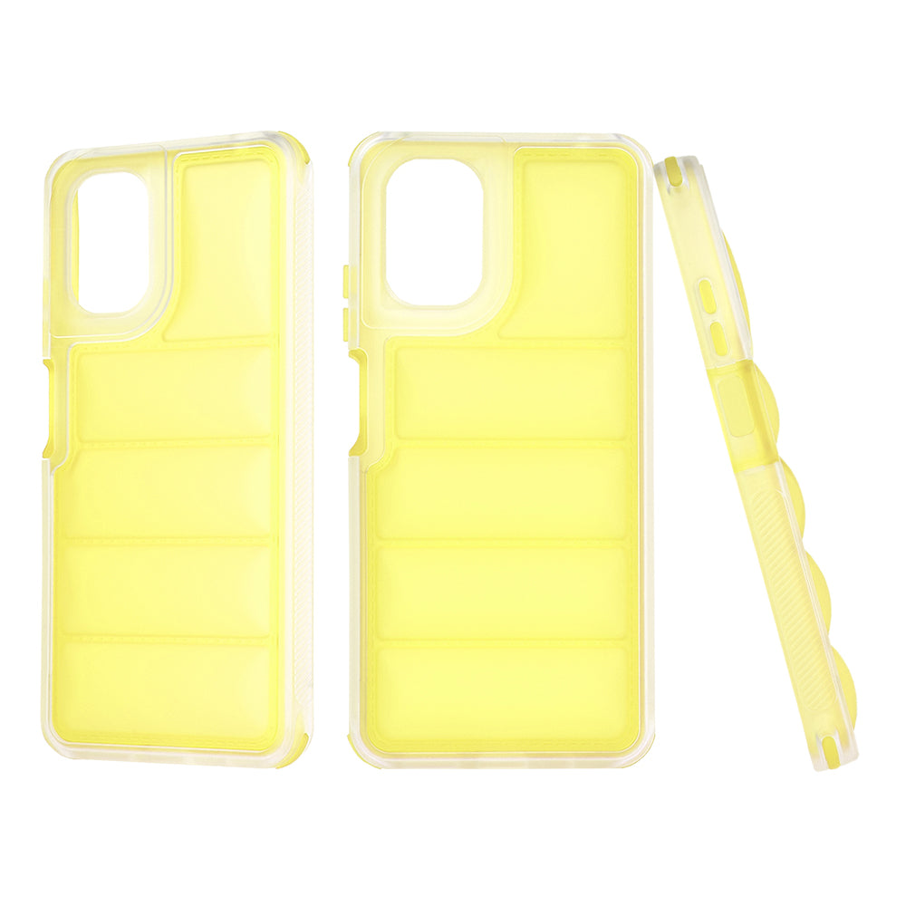 Custodia per Motorola Moto G24 Power, Techsuit, Wave Shield, Gialla