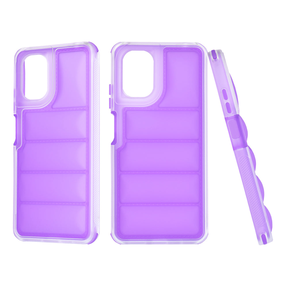 Custodia per Motorola Moto G24 Power, Techsuit, Wave Shield, Viola