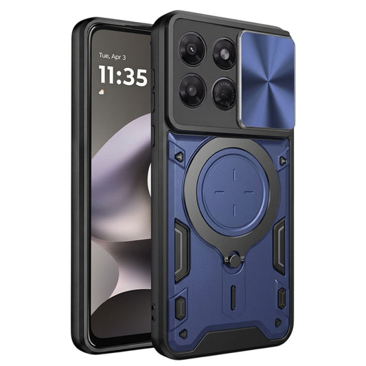 Custodia per Motorola Moto G37 Power, Techsuit, CamGuard Pro, Blu