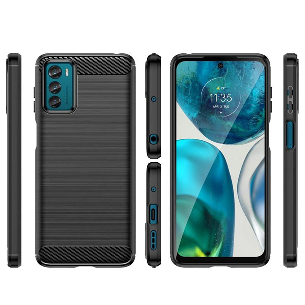 Case for Motorola Moto G42, Techsuit, Carbon, Black