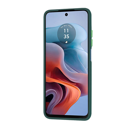 Custodia per Motorola Moto G45 / G34, Techsuit, HaloFrost, Verde
