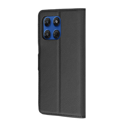 Custodia per Motorola Moto G47 / G37 Power / G37, Techsuit, Leather Folio, Nera