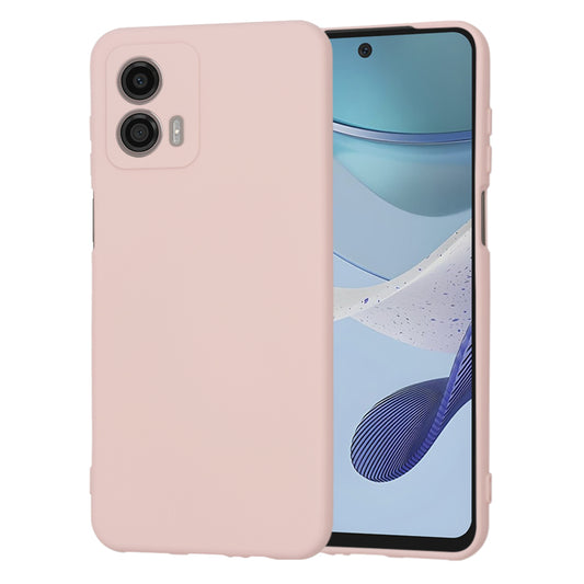 Custodia per Motorola Moto G53, Techsuit, SoftFlex, Rosa