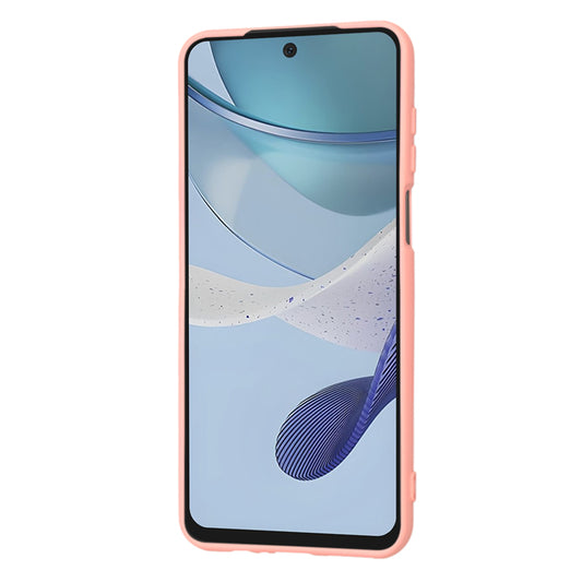 Custodia per Motorola Moto G53, Techsuit, SoftFlex, Rosa Chiaro