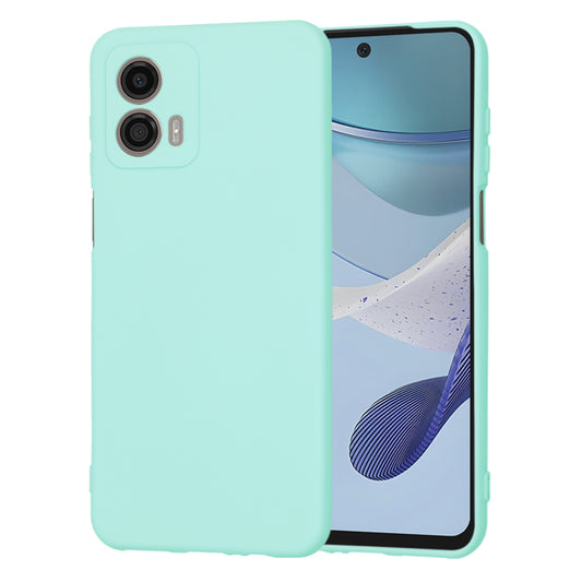Custodia per Motorola Moto G53, Techsuit, SoftFlex, Turchese