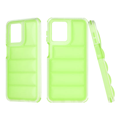 Custodia per Motorola Moto G54, Techsuit, Wave Shield, Verde