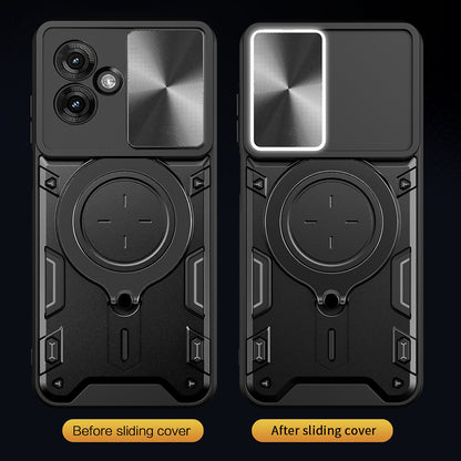 Custodia per Motorola Moto G55, Techsuit, CamGuard Pro, Viola