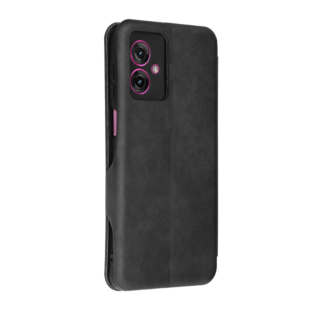 Custodia per Motorola Moto G55, Techsuit, Safe Wallet Plus, Nera