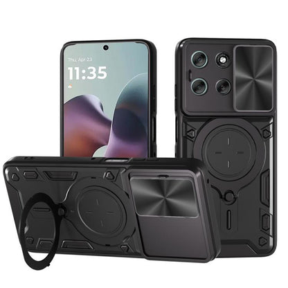 Custodia per Motorola Moto G56, Techsuit, CamGuard Pro, Nera