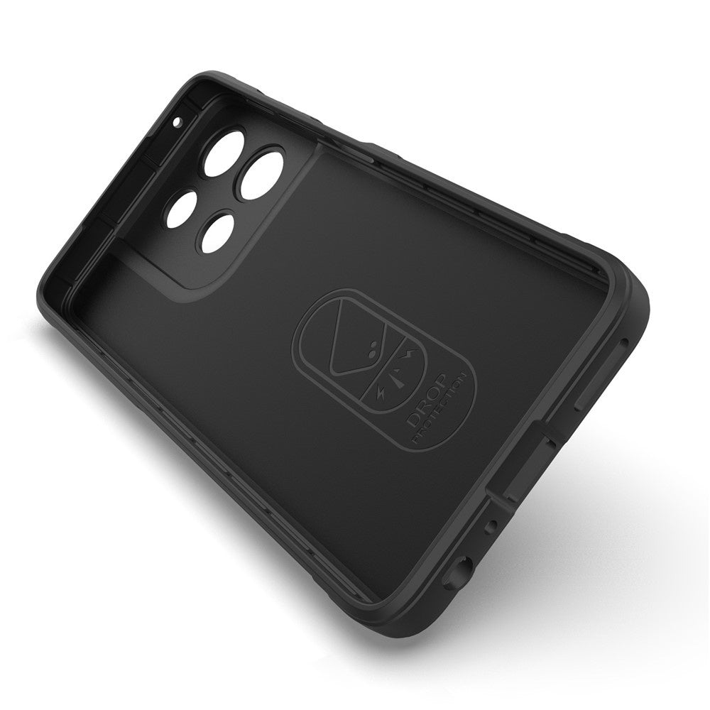 Custodia per Motorola Moto G56, Techsuit, Magic Shield, Nera