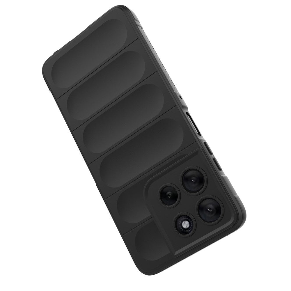 Custodia per Motorola Moto G56, Techsuit, Magic Shield, Nera