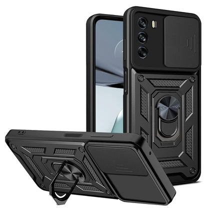 Custodia per Motorola Moto G62 5G, Techsuit, CamShield, Nera