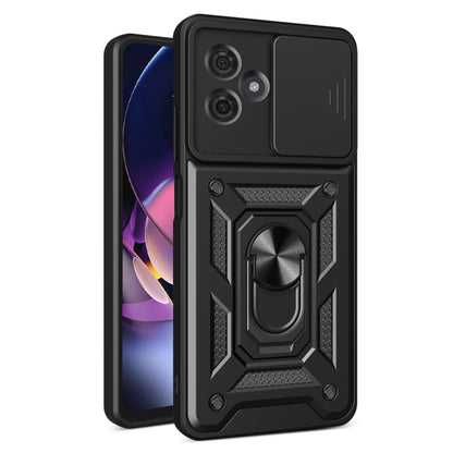 Custodia per Motorola Moto G64 / G54 Power Edition, Techsuit, CamShield, Nera