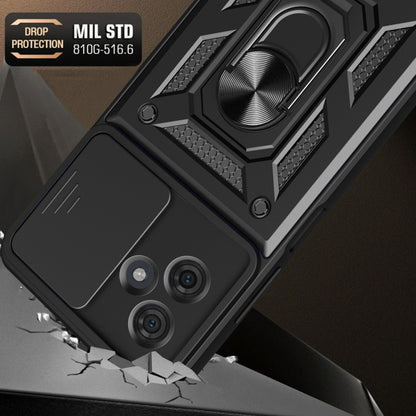 Custodia per Motorola Moto G64 / G54 Power Edition, Techsuit, CamShield, Nera