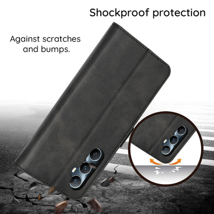 Custodia per Motorola Moto G67 Power / G57 Power, Techsuit, Diary Book, Nera