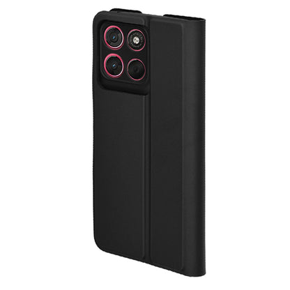 Custodia per Motorola Moto G67 Power / G57 Power, Techsuit, Magskin Book, Nera