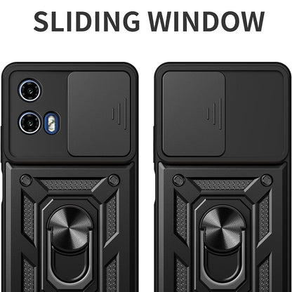 Custodia per Motorola Moto G71 5G, Techsuit, CamShield, Nera