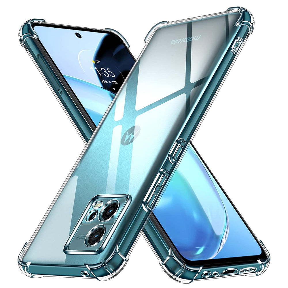 Case for Motorola Moto G72, Techsuit, Shockproof Clear, Transparent