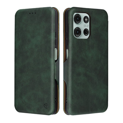 Custodia per Motorola Moto G75, Techsuit, Safe Wallet Plus, Verde
