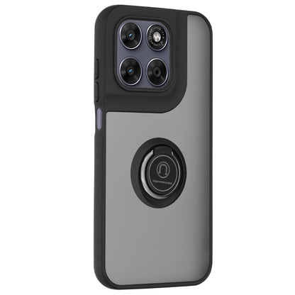 Custodia per Motorola Moto G77 / G67, Techsuit, Glinth, Nera