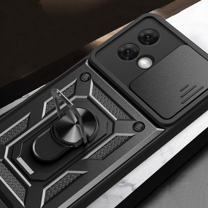 Custodia per Motorola Moto G84, Techsuit, CamShield, Nera