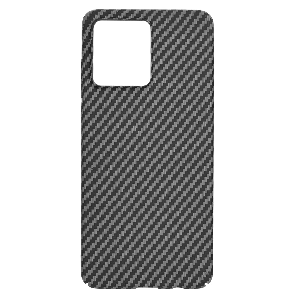 Custodia per Motorola Moto G84, Techsuit, Carbonite FiberShell, Nera
